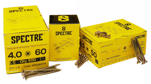 Spectre Advanced Multi-purpose Woodscrews