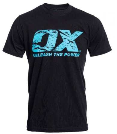 Ox Crew Neck T Shirt - Black